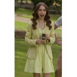 Emily Cooper Emily In Paris S02 Yellow Blazer